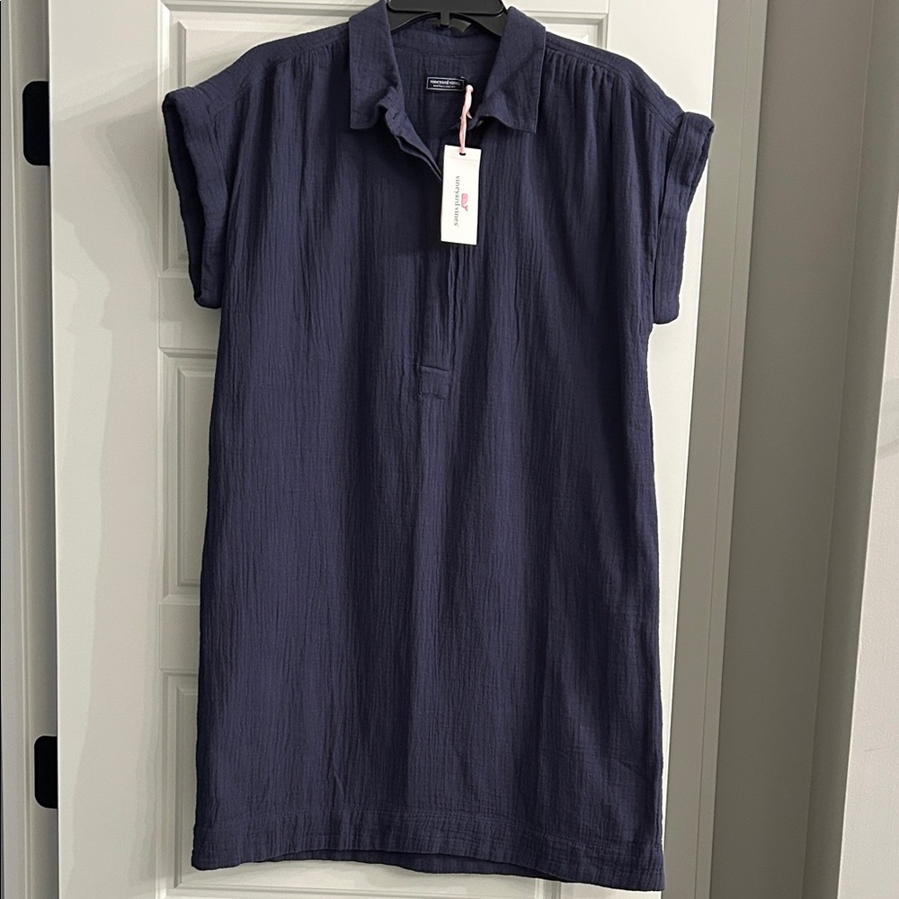 Vineyard Vines Margo Gauze Shirt Dress
